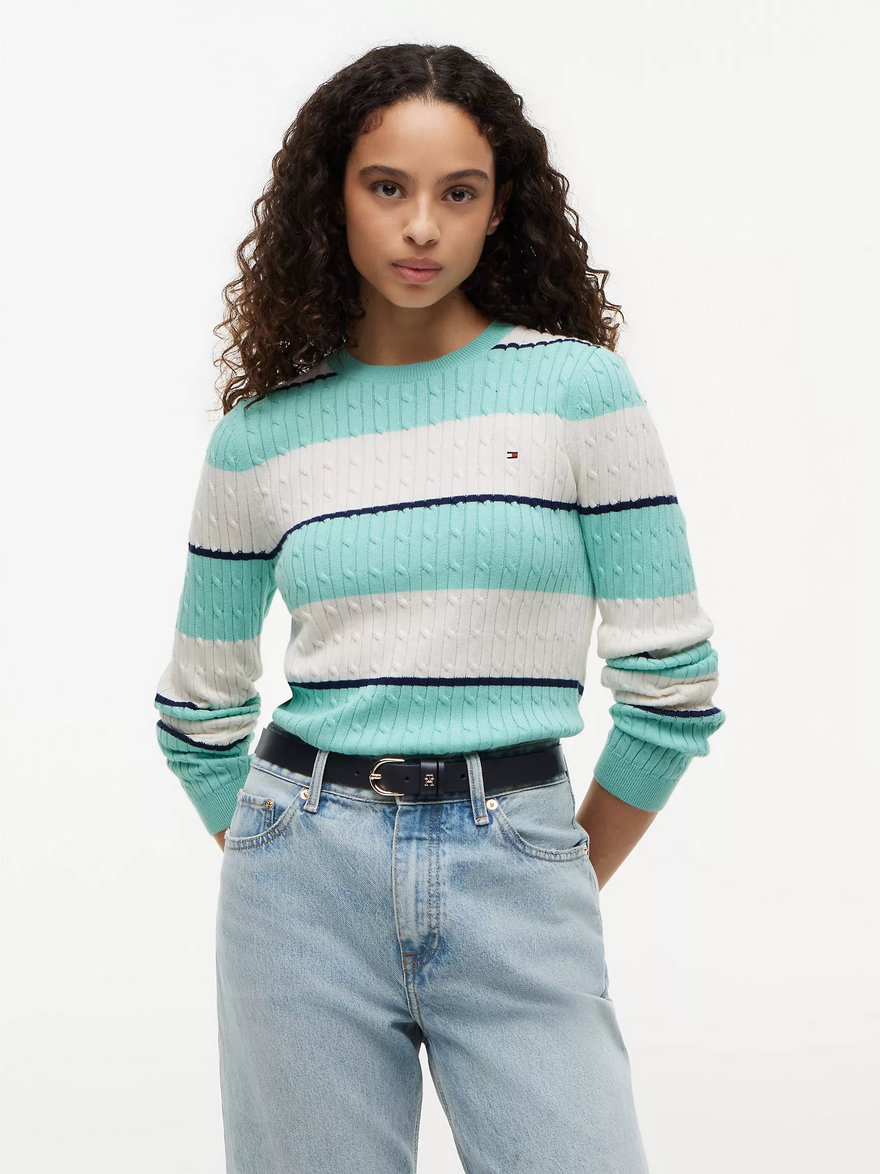 Mint Green Stripe