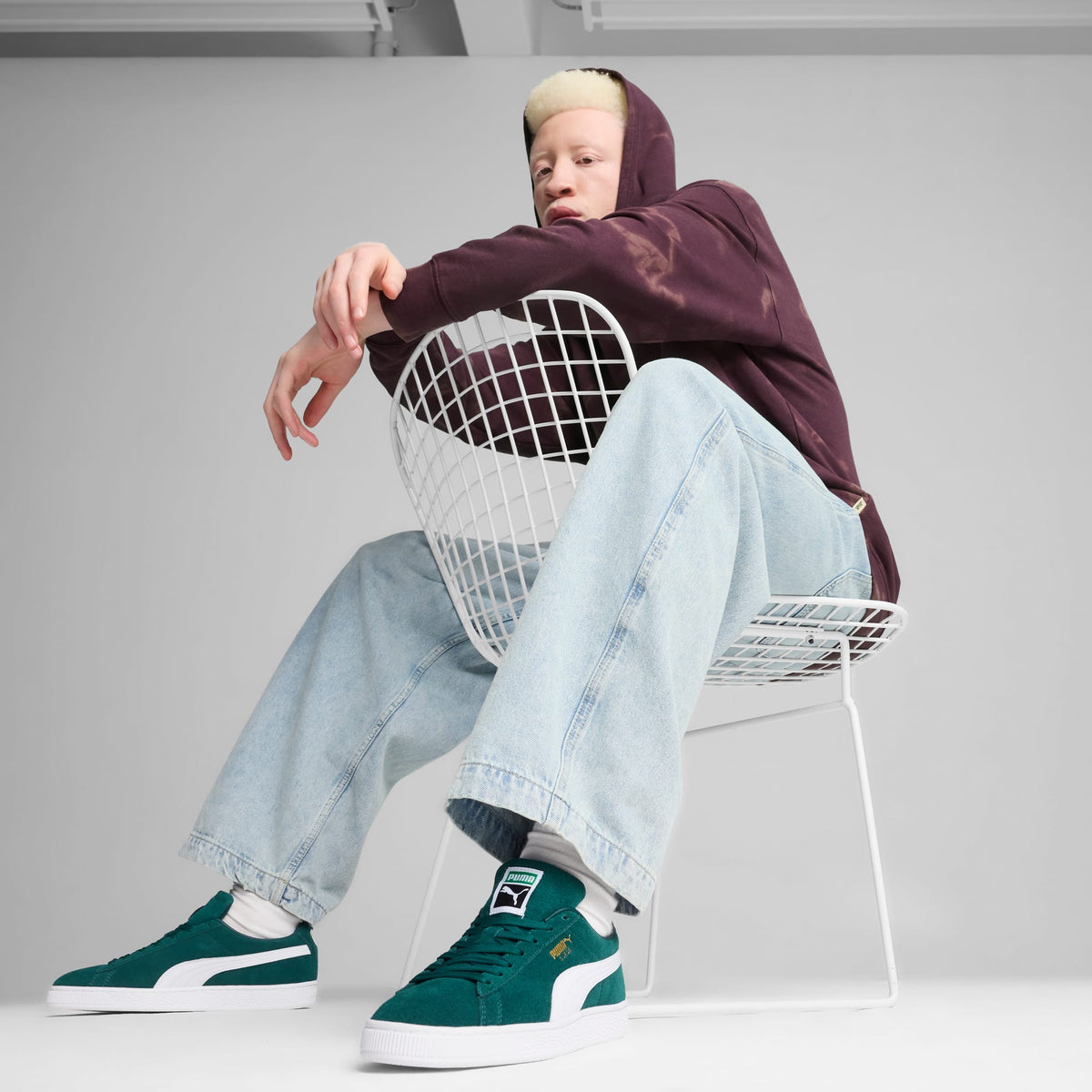 Dark Myrtle-PUMA White