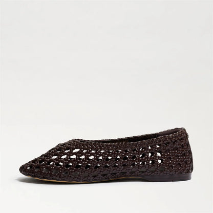 Dark Brown Woven Leather