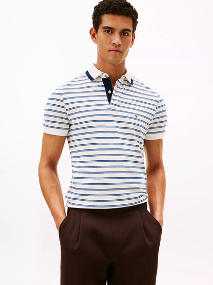 Ecru/Navy Stripe