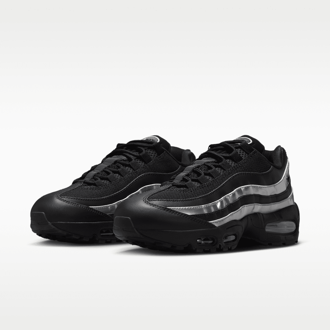 Black/Black/Metallic Silver