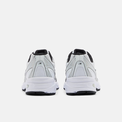 White With Metallic Silver 877 C And Black