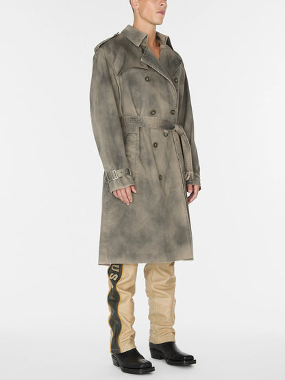 Gusa Washed Brown Trench
