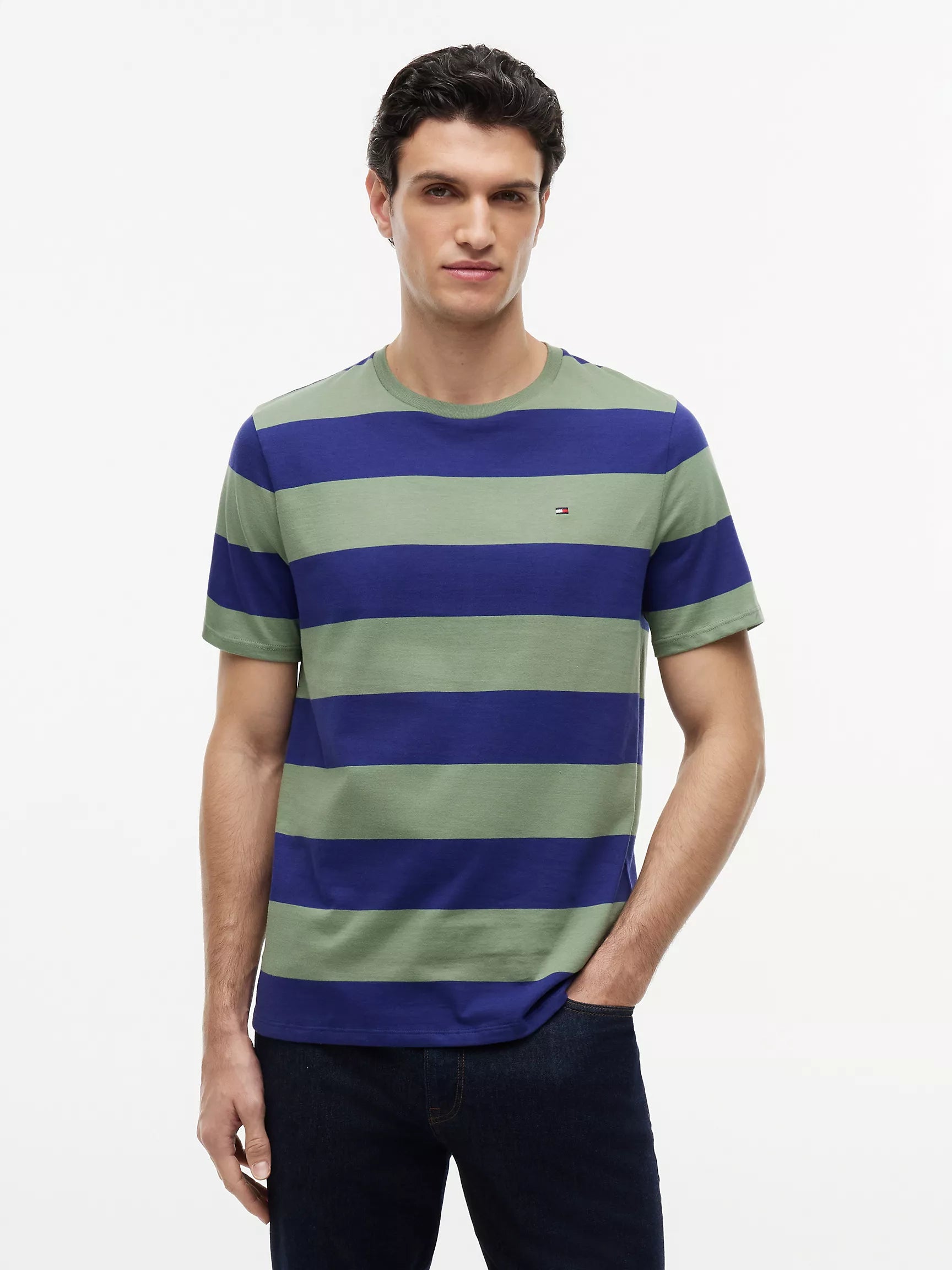 Pilot Blue/Green Stripe