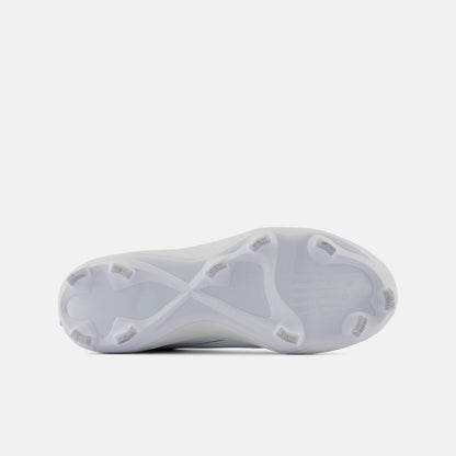 White With Silver Metallic