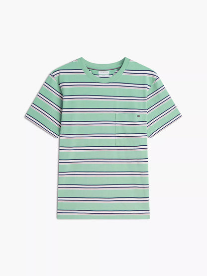 Cut Grass/Navy/White Stripe