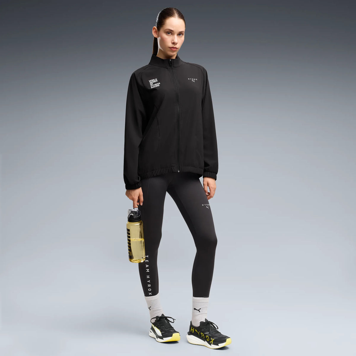 PUMA Black-Vibrant Yellow