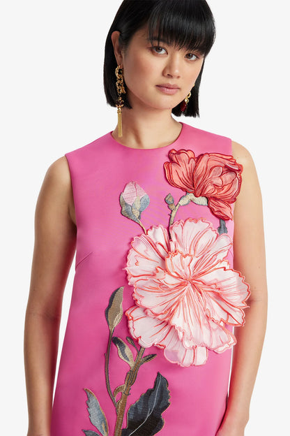 Peony Print in Fuchsia