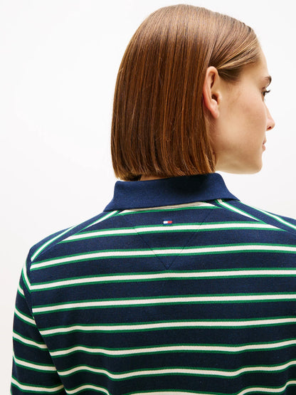 Navy / Green / Calico Multi Stripe