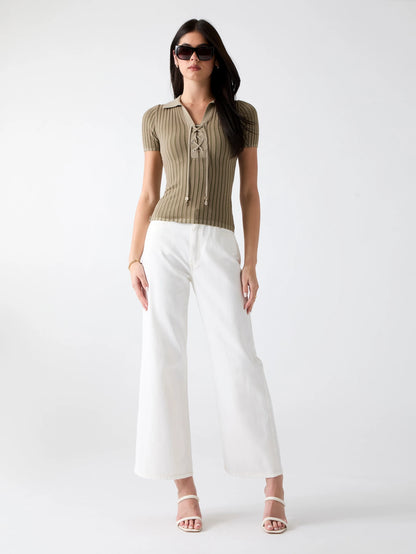 Sage And Olive Green Stri