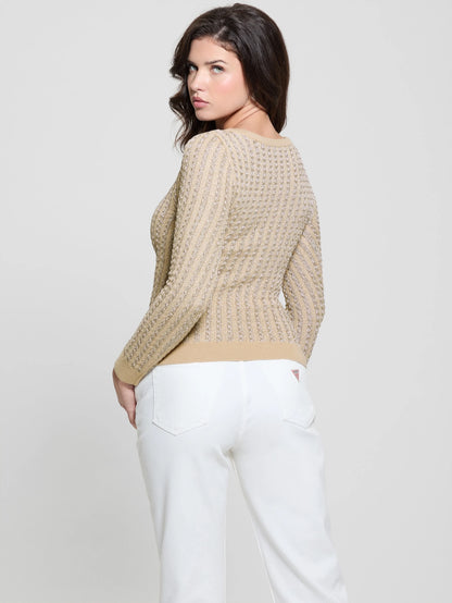 Safari Tan Gold Lurex