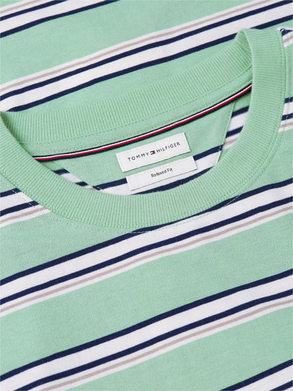 Cut Grass/Navy/White Stripe