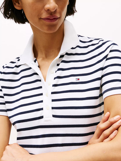 Optic White Multi Stripe