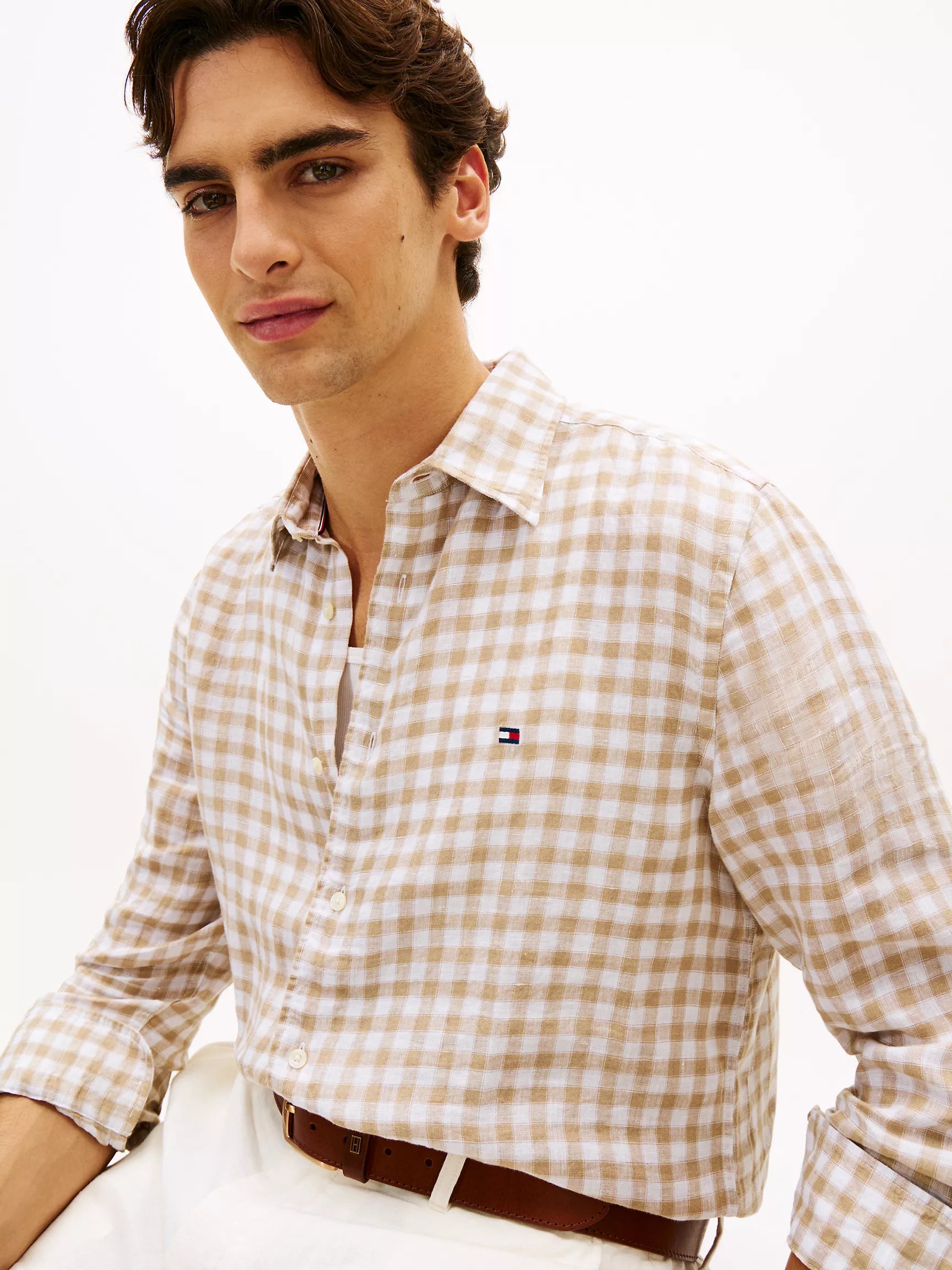 Sandalwood/White Check