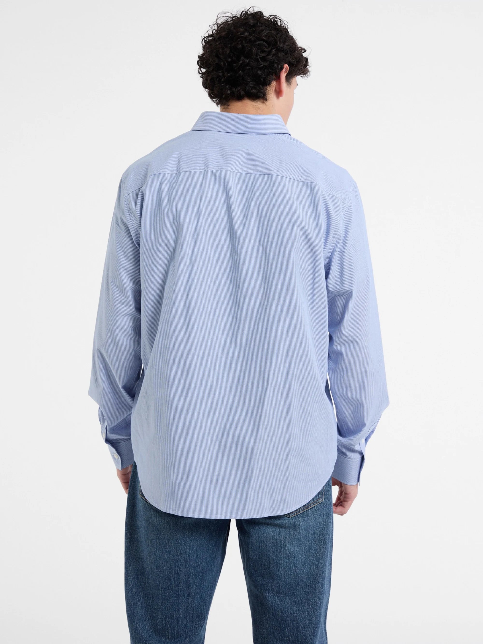 Cobalt And White Stripes