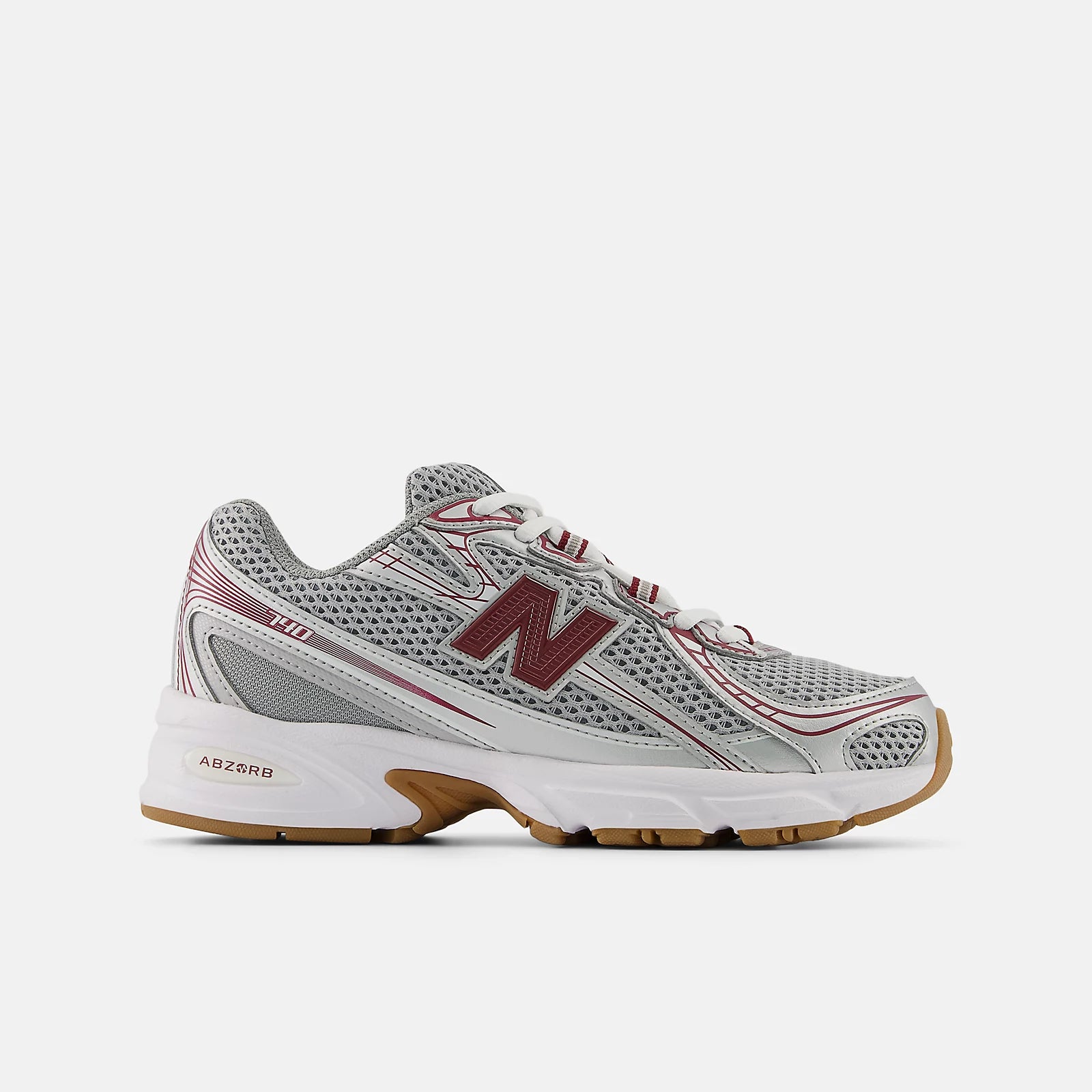Silver Metalic With Monarch Burgundy