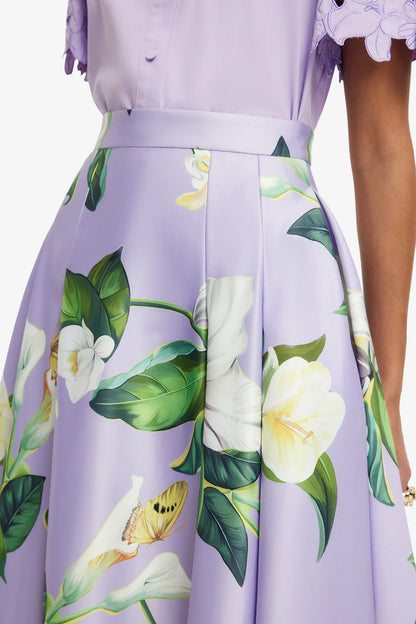 Lily Blossom Print in Lilac