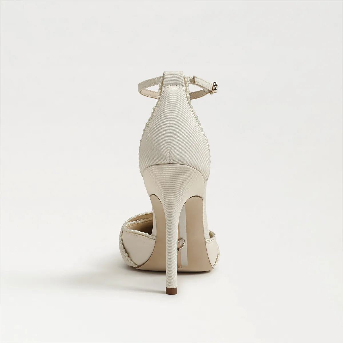 Modern Ivory Satin Fabric
