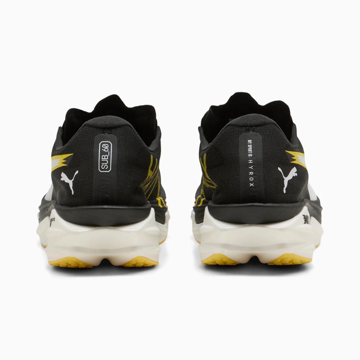 PUMA Black-Vibrant Yellow