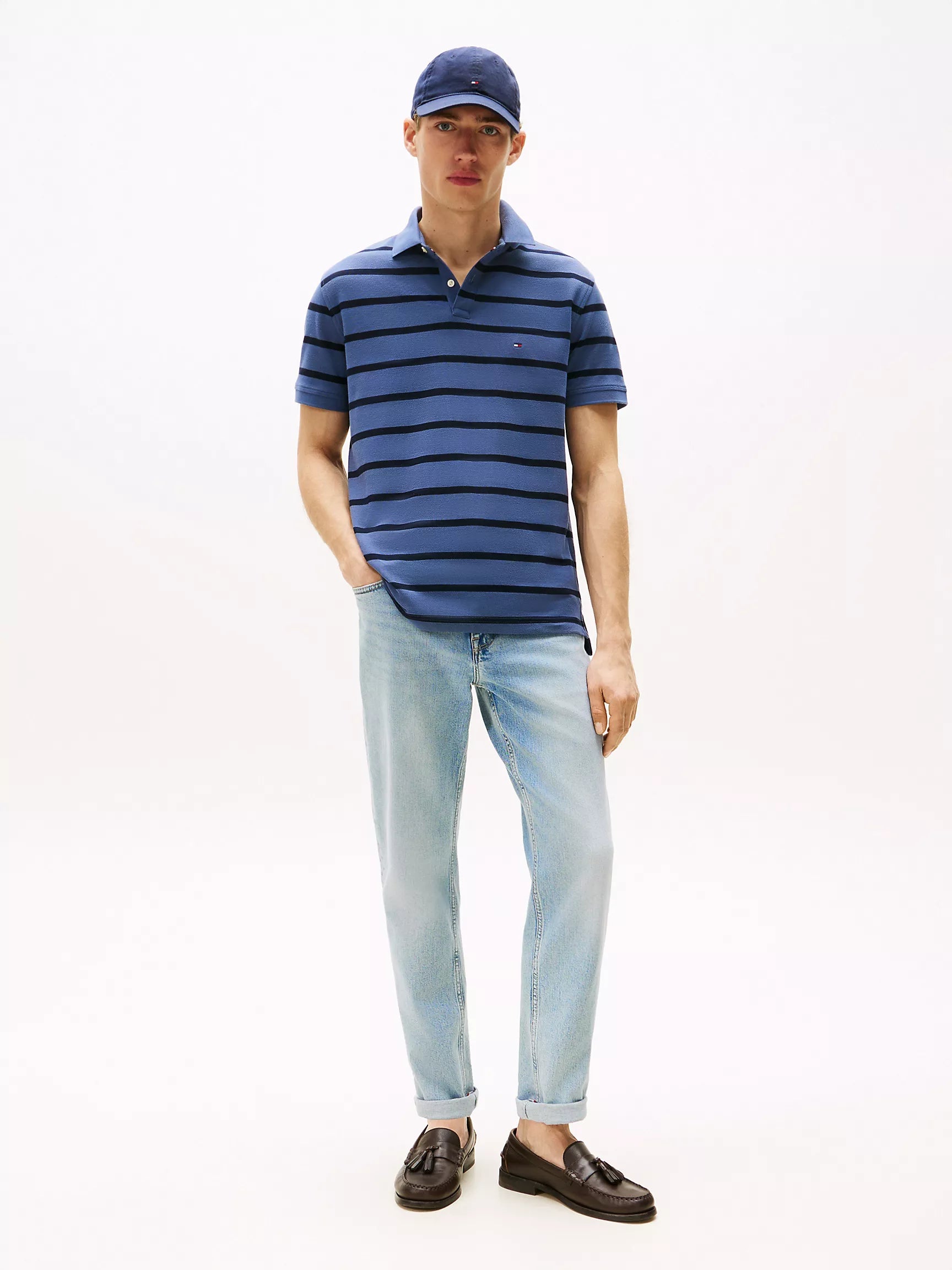 Bank Blue Stripe