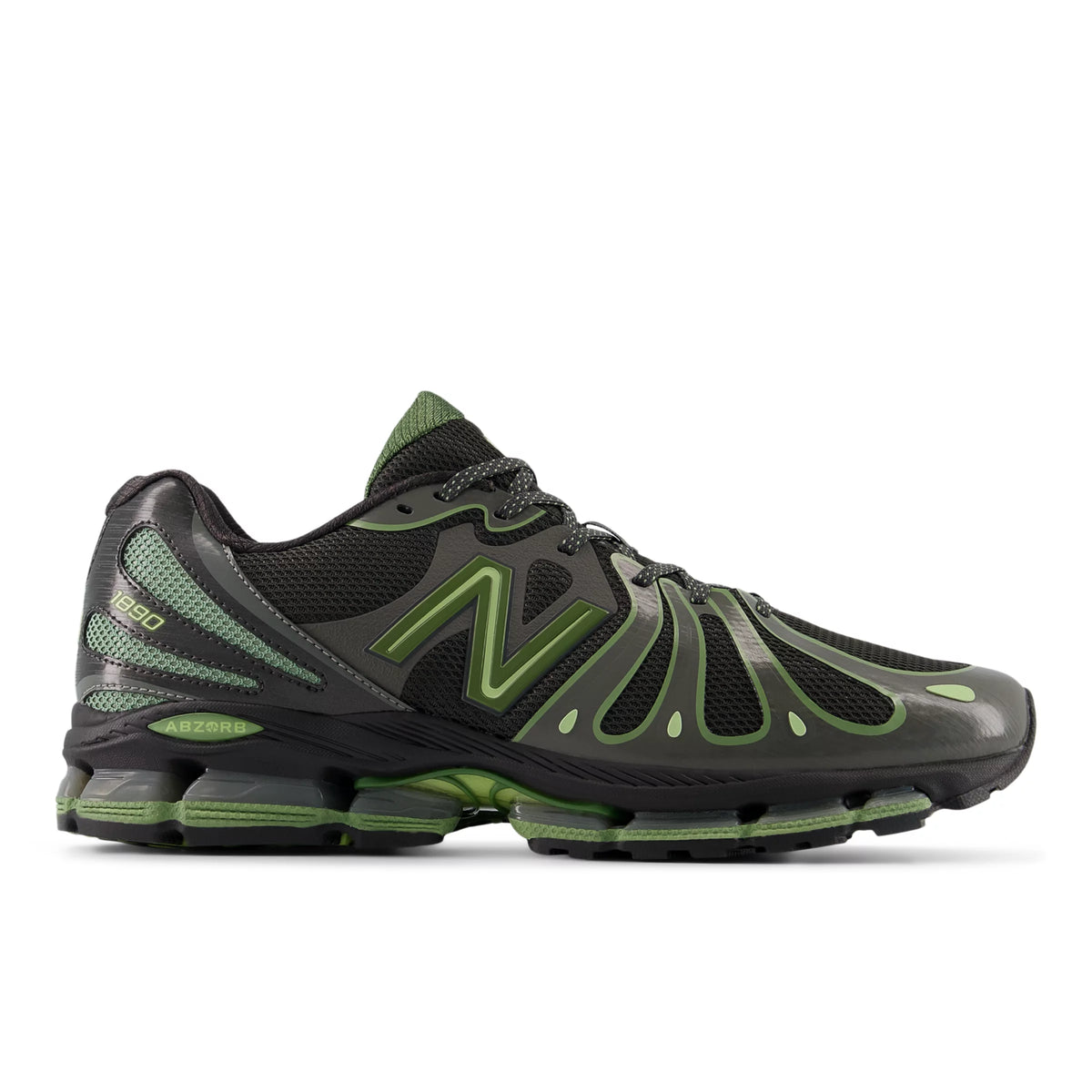 Faded Black With Utility Green