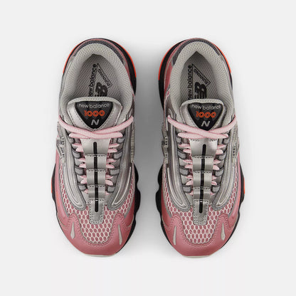 Pink Taffy With Silver Metallic And Urgent Red