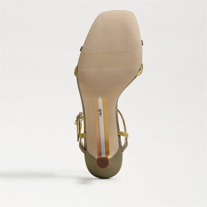 Light Olive Satin Fabric