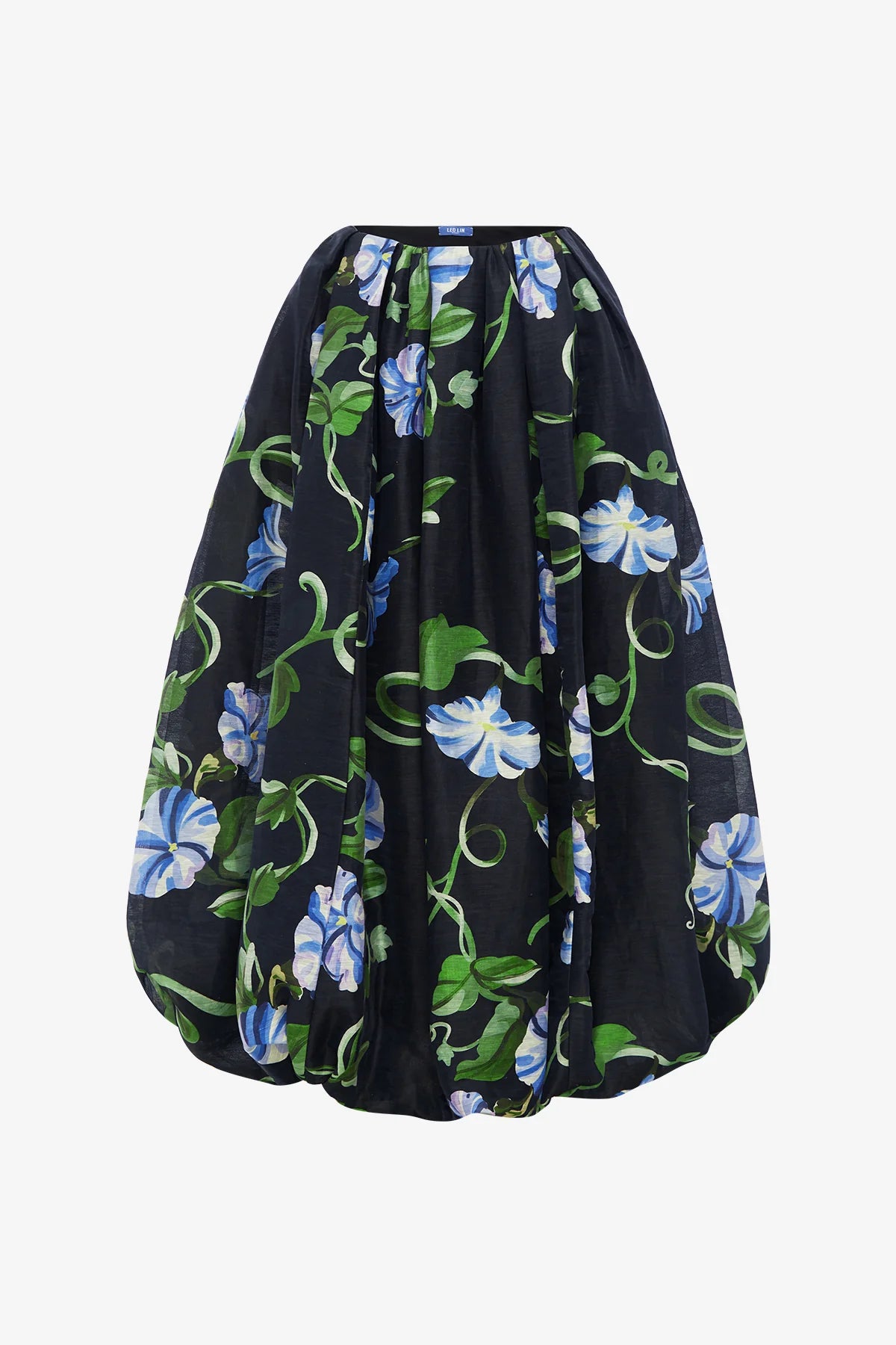 Vine Print in Ebony