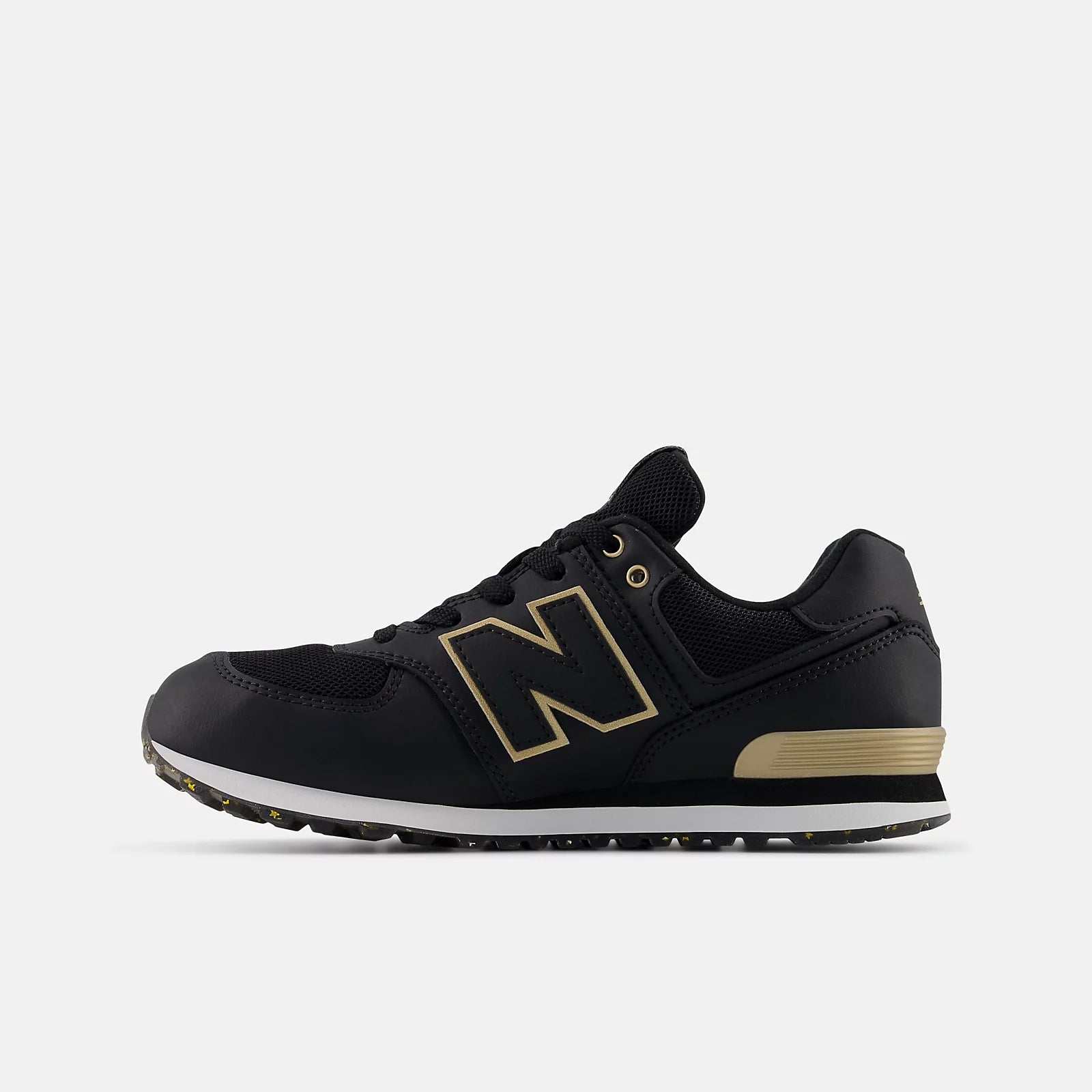 Black With Gold