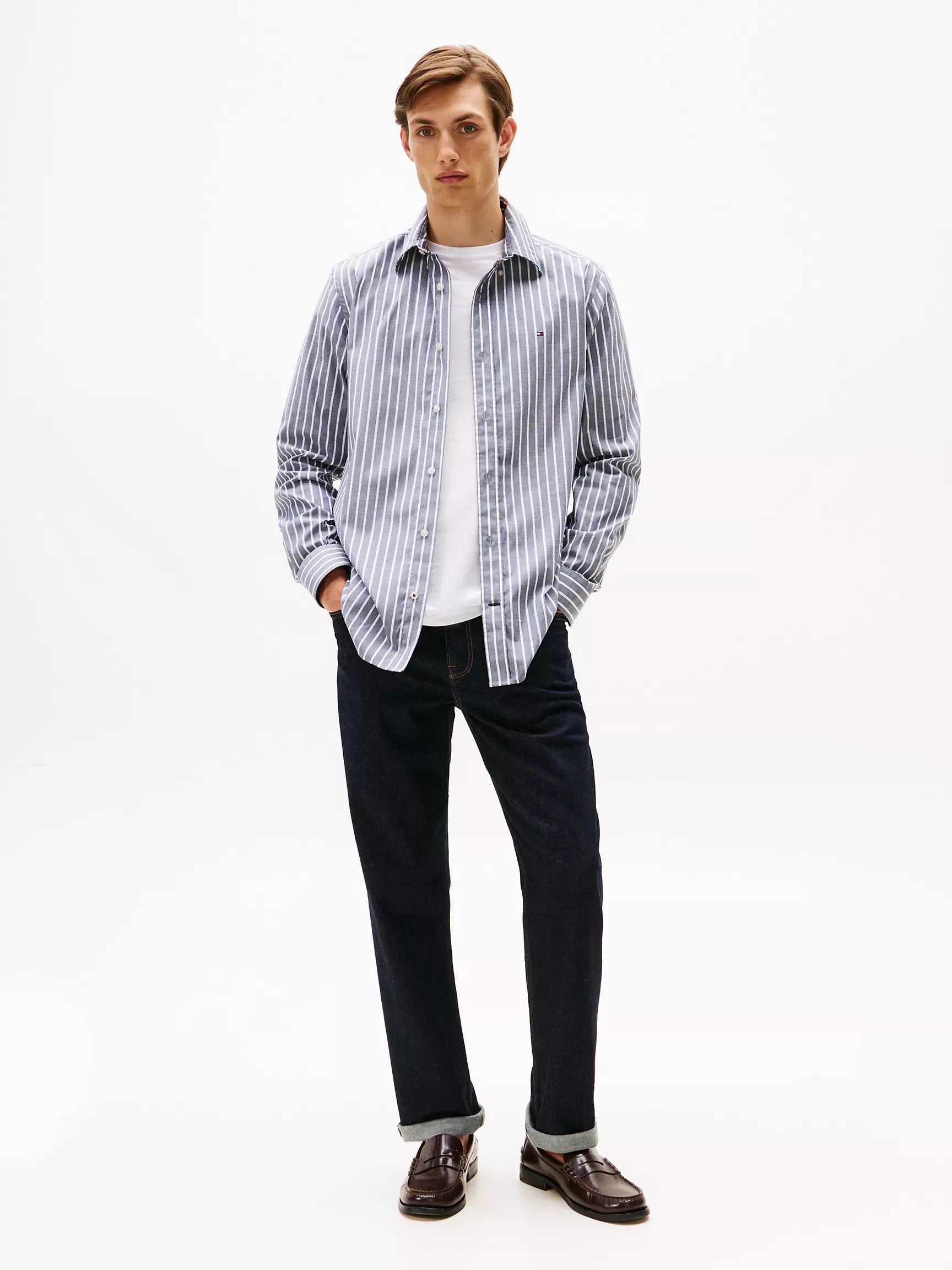 Carbon Navy Stripe