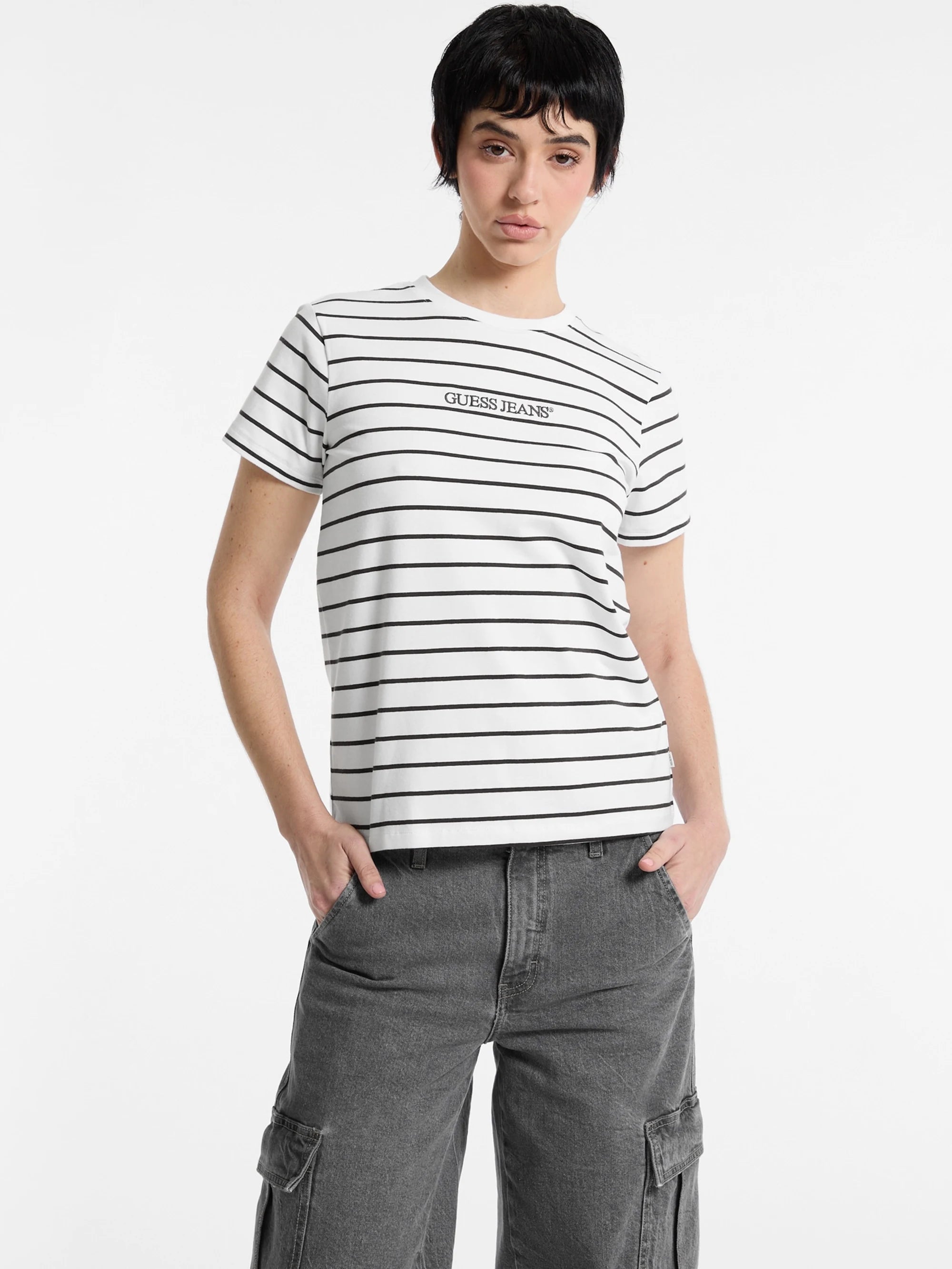 Pure White Stripe
