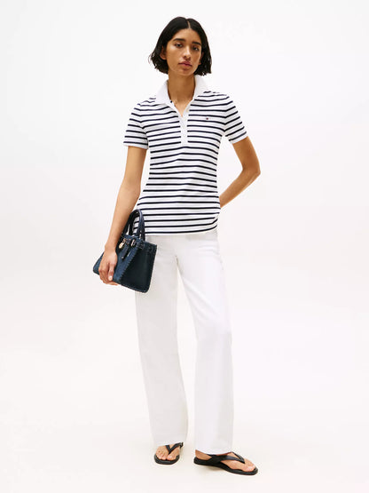 Optic White Multi Stripe