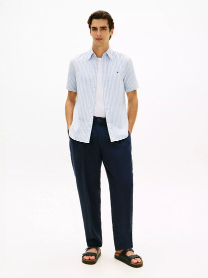 Cloudy Blue/White Stripe