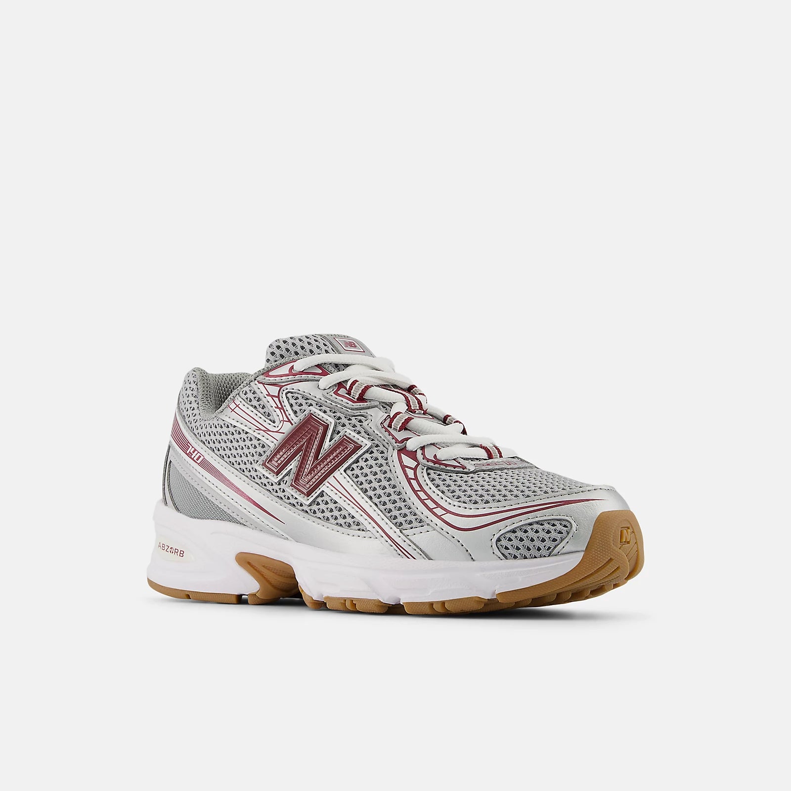 Silver Metalic With Monarch Burgundy