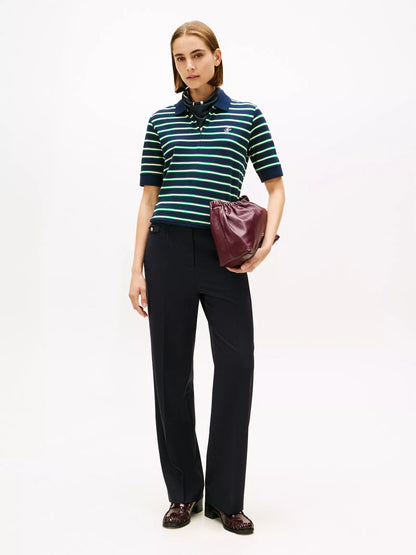 Navy / Green / Calico Multi Stripe