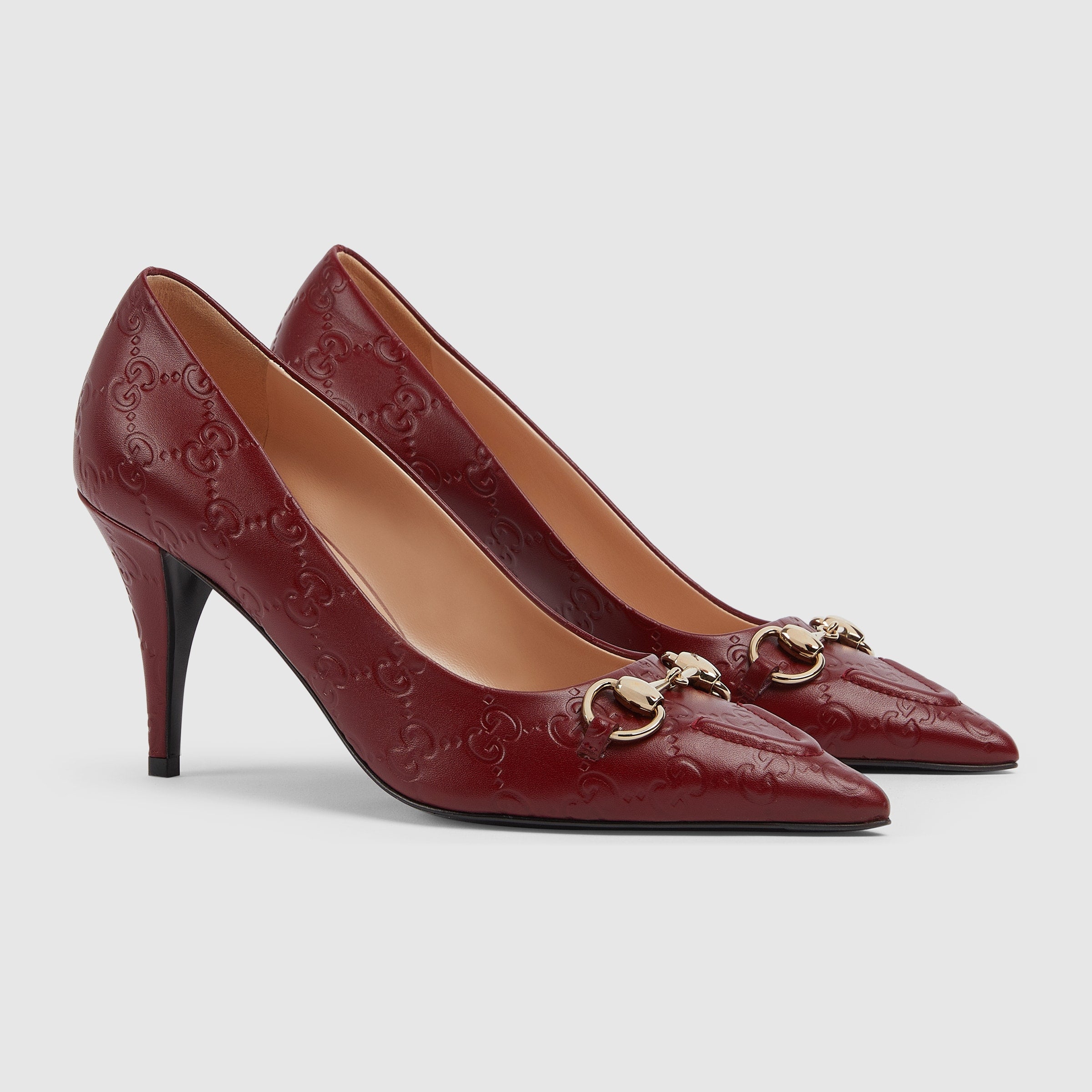 piel con GG rojo rosso ancora