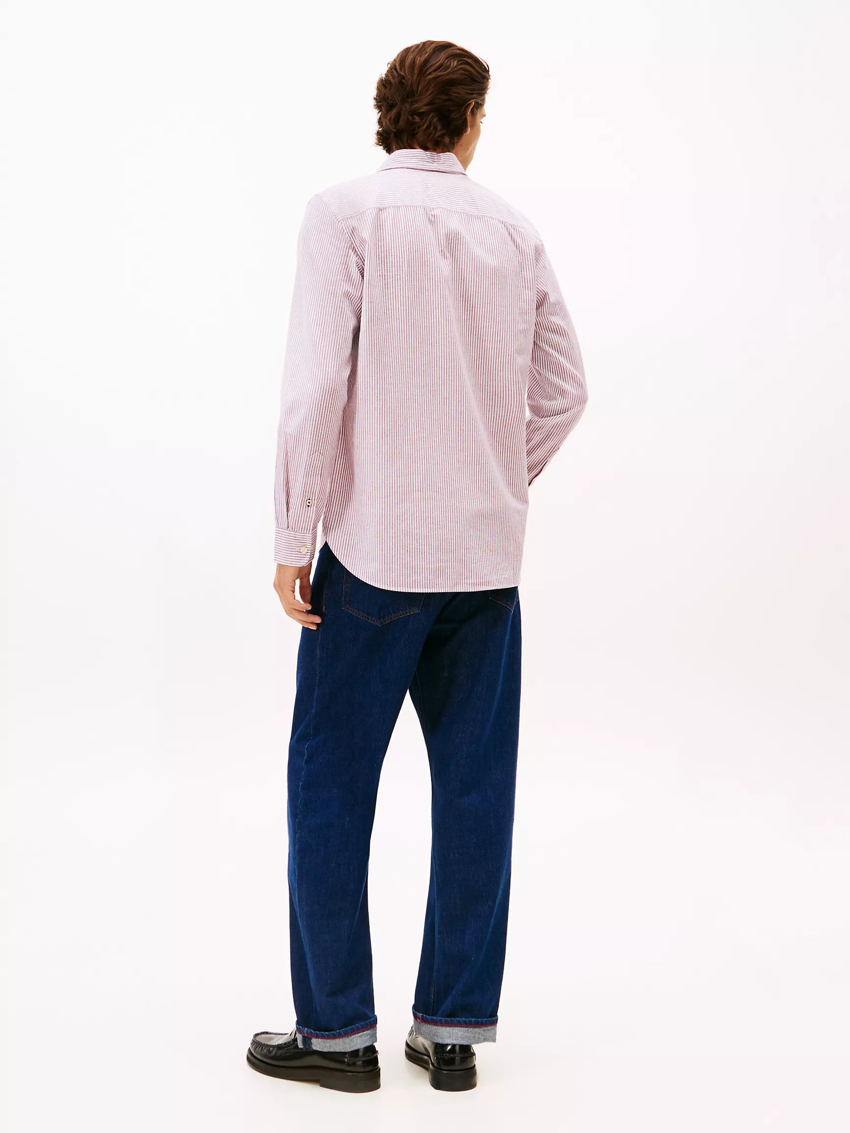 Rouge/Optic White Stripe
