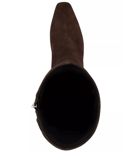Dark Brown Suede