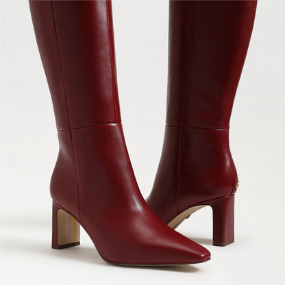 Cabernet Red Leather