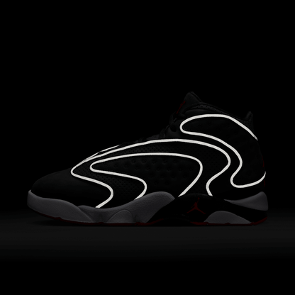 Black/White/University Red
