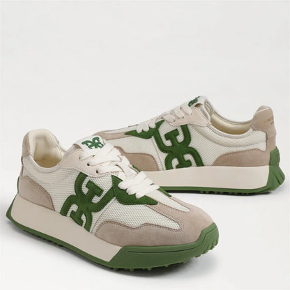 Green Multi Suede