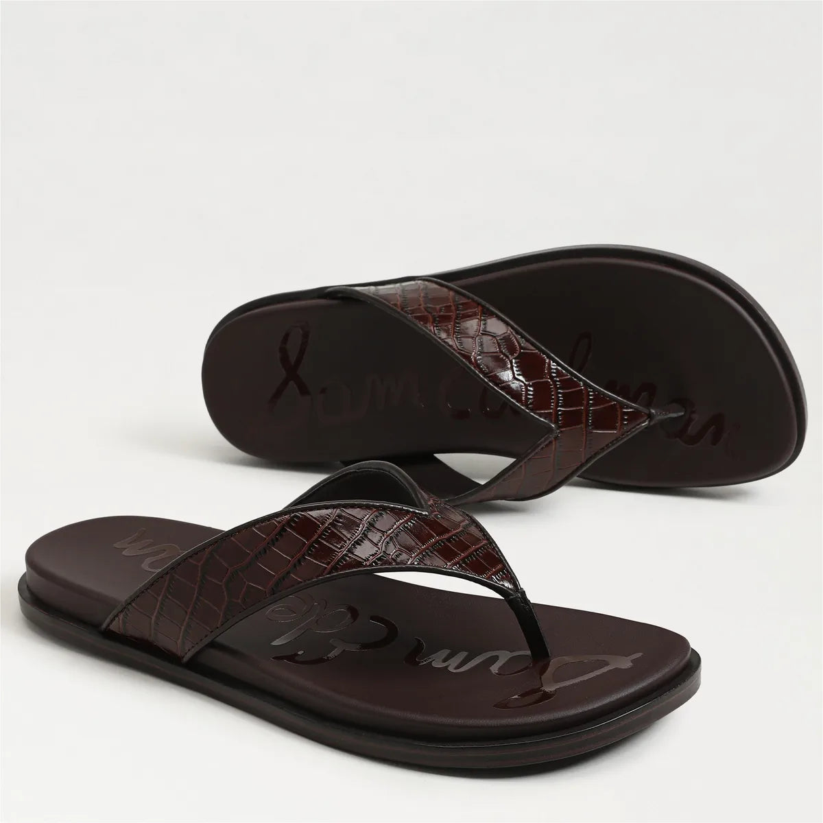 Maple Bourbon Croco Leather