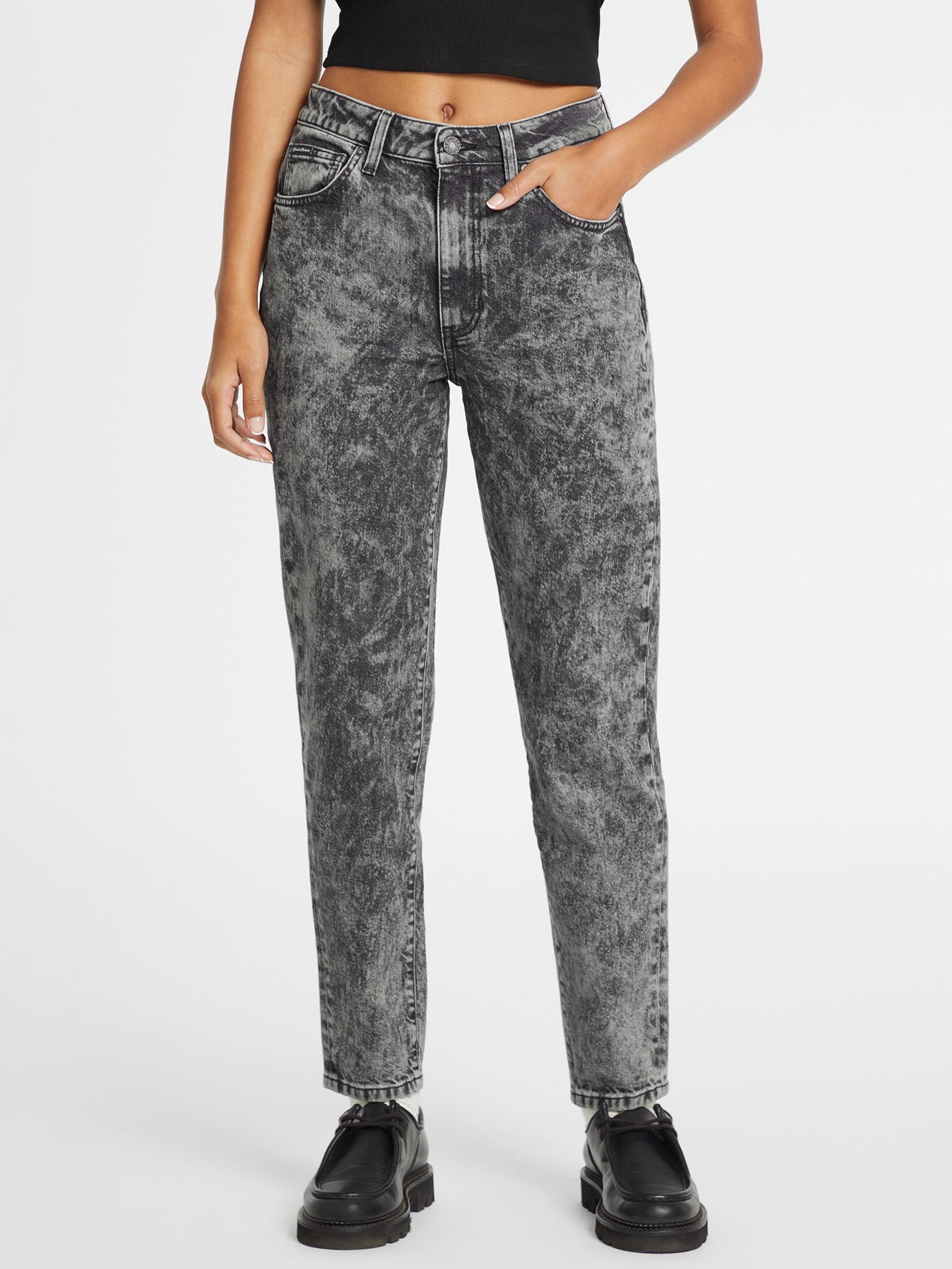 Gj Black Acid Wash