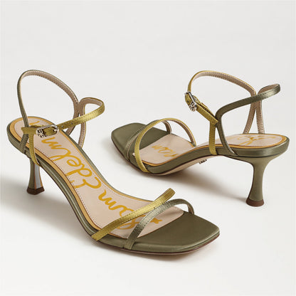 Light Olive Satin Fabric