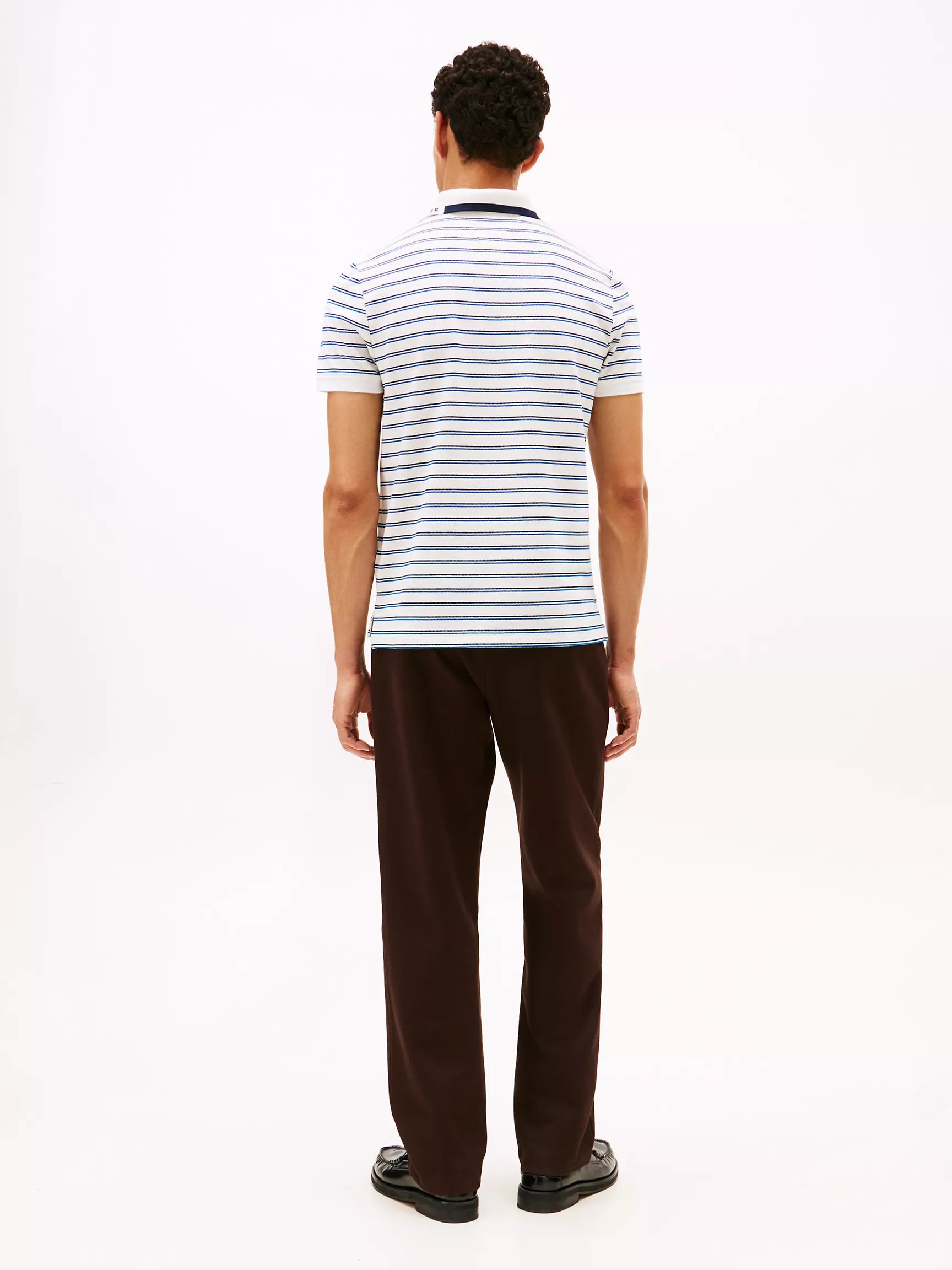 Ecru/Navy Stripe