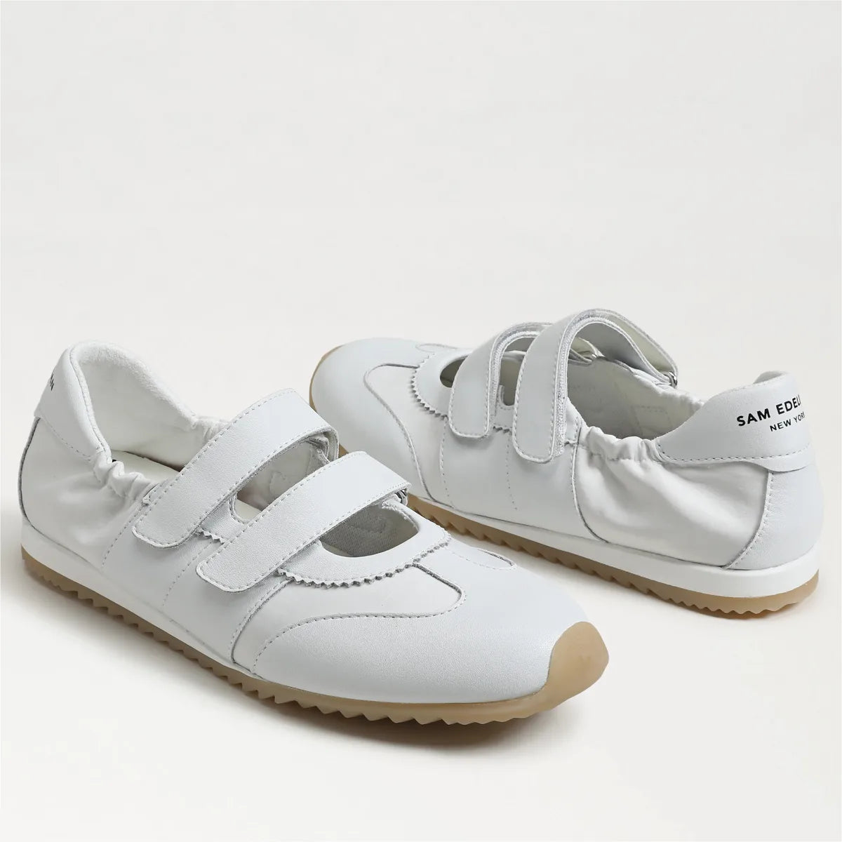 White Leather/Nylon