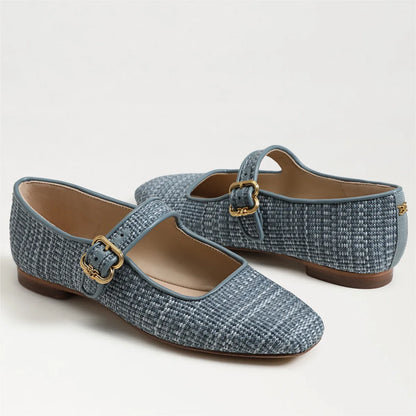 Blue Faux Raffia
