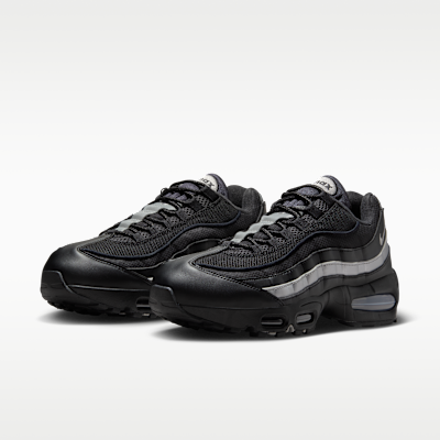 Black/Black/White/Metallic Silver