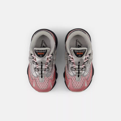 Pink Taffy With Silver Metallic And Urgent Red