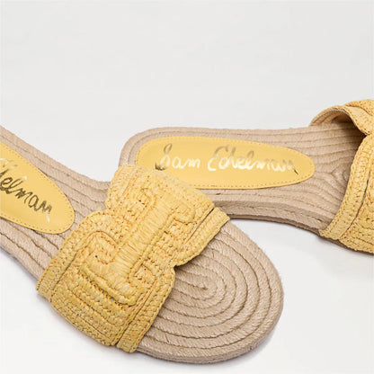 Warm Marigold Faux Raffia